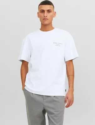 Produktbild von Jack & Jones Blasanchez Branding Kurzarm-t-shirt Weiß XL Mann Weiß XL