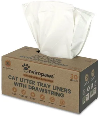 Image de Litière biodégradable pour chat XL 90 x 43 cm, épaisseur 2 mm