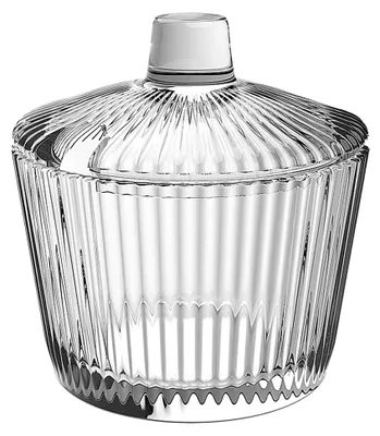 Produktbild von Zuckerdose aus Glas mit Deckel, rund, 210 ml