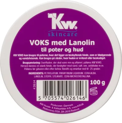 Zdjęcie produktu dla KW Wax - Ochrona łap i skóry dla psów i kotów 100 g