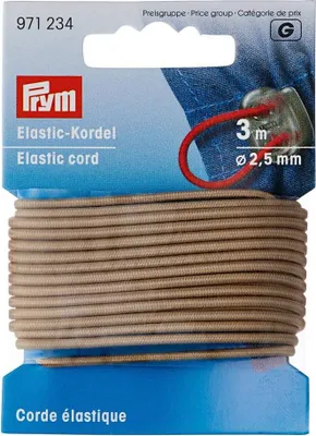 Obrázek produktu pro Prym Elastic-Cord 2,5 mm béžová