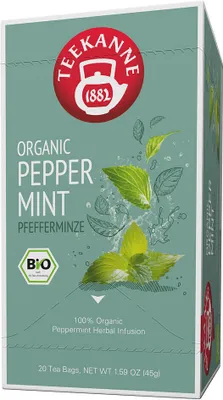 Zdjęcie produktu dla TEEKANNE 6545 Herbata miętowa Premium– 20 torebek po 2,25 g