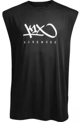 Produktbild von K1X Hardwood | Sleeveless Basketball Tee mk2, Farbe:Schwarz, Kleidergröße:XS