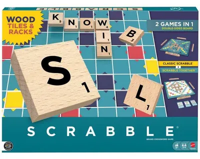Productafbeelding van Scrabble, houten editie, Slowaaks, JLJ69