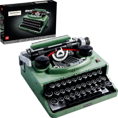 Obrázok produktu pre LEGO 21327 Ideas písací stroj, remeslo pre dospelých, retro model na zbieranie a zdobenie, kreatívne koníčky, jedinečný nápad na darček