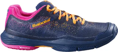 Image de Chaussures de padel Babolat Jet Ritma bleu/rose/orange 31S23753-4111, Pointure:42 EU