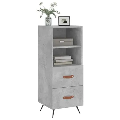 Produktbild von "Winterschlussverkauf "Sideboard - praktischem Design - Wohnzimmerschrank - Kommde für Flur - Betongrau 34,5x34x90 cm Holzwerkstoff NeuMöbel 7163965