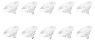 Productafbeelding van Spectrum LED Spot PAR16 GU10 Helder - 14W 1020lm 4000K - Neutraalwit - Vervangt 140W - 10 stuks
