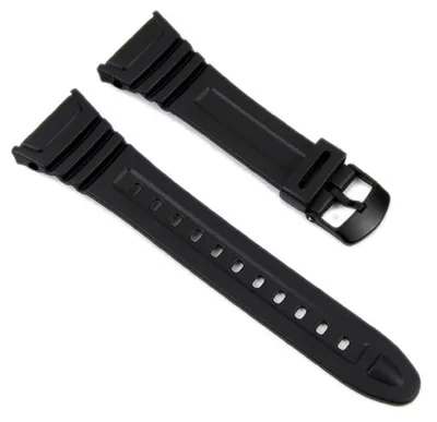 Produktbild von Casio Ersatzband Uhrenarmband Resin Schwarz W-96 W-96H-1AVES