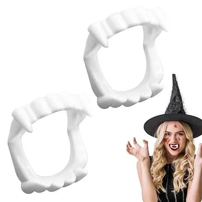 Zdjęcie produktu dla Zęby wampira wysuwane na halloween kostium horror dla dorosłych dzieci