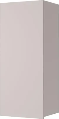 A plain, light gray cabinet shown from a slight angle.