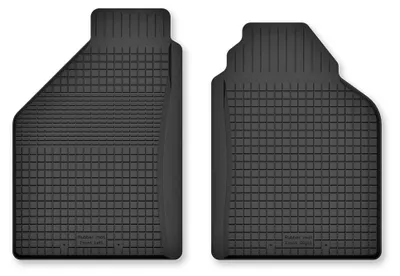 Zdjęcie produktu dla Dywaniki gumowe przednie do FIat Punto II 1999-2010 (hatchback) – 2 szt., czarne, dobierane – Wielganizator Semi-Universal