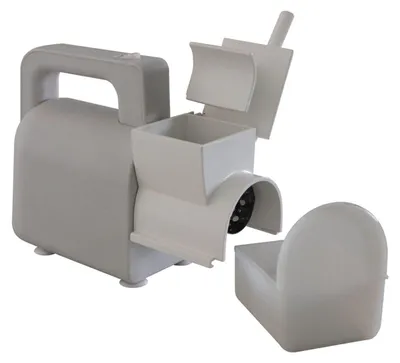 Immagine prodotto di Grattugia elettrica Melchioni Family Reggiana da 300 W con contenitore richiudibile per formaggio