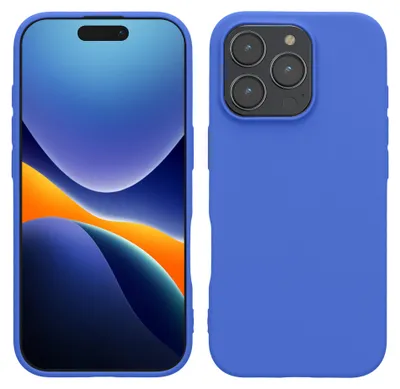 Produktbild von kwmobile Handyhülle für Apple iPhone 16 Pro Max Hülle - TPU Case - Kabelloses Laden - Schutzhülle Cover in Baltik Blau