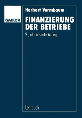 Produktbild von Finanzierung der Betriebe