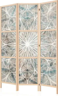 Immagine prodotto di LUMASOUL Paravento monofacciale, paravento divisorio per interni, motivo boho giapponese, 135x172 cm
