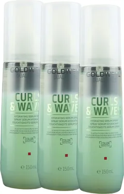 Produktbild von Goldwell Dualsenses Curls & Waves Hydrating 3 x 150 ml Feuchtigkeitsserum Spray Set