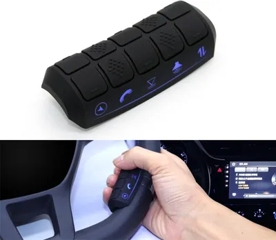 Immagine prodotto di Telecomando universale del volante dell'auto, multifunzione, senza fili, controller di gioco dell'auto
