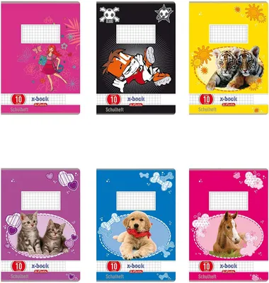 Produktbild von Herlitz Schulheft x.book DIN A5 Lineatur 10 / kariert 16 Blatt (1 Heft)