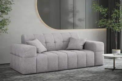 Zdjęcie produktu dla Sofa dwuosobowa NIMES tkanina Perfect Harmony jasnoszary