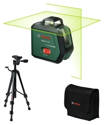 Produktbild von Kreuzlinien-Laser PLL360-15G Set, 1 x Akku BA 3.6V 2.0Ah