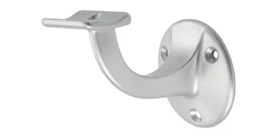 Produktbild von hermeta Handlaufträger 3500 Alu.silberf.elox.D.Wandplatte 56mm - 3500-01E