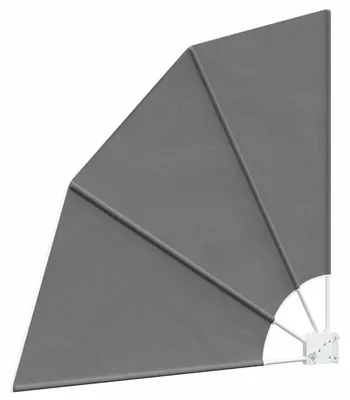 Image de vidaXL Brise-vue pour balcon 140 x 140 cm, polyester, gris clair