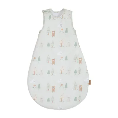 Immagine prodotto di sacco a pelo per bambini Woodland Buddies 90 cm - Sacco a pelo per tutto l'anno in cotone per bambini - Traspirante e delicato sulla pelle