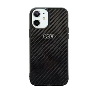 Immagine prodotto di Audi Carbon Fiber Iphone 11 / Xr 6.1 Nero/Nero Custodia rigida Au-Tpupcip11-R8/D2-Bk