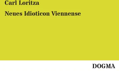 Produktbild von Neues Idioticon Viennense