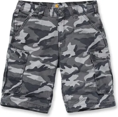 Produktbild von Carhartt rugged cargo camo short 100279, Farbe:rugged grey camo, Größe:W32