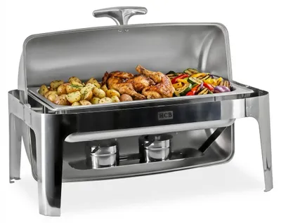 Produktbild von HCB Chafing Dish - Rolltop - 1/1 GN - 9 Liter - Edelstahl - 3477