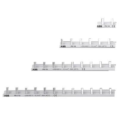 Image de ABB Jeu de barres monophasé PS1/60 pro M compact 60 modules à couper PS1/60 (2CDL210001R1060)