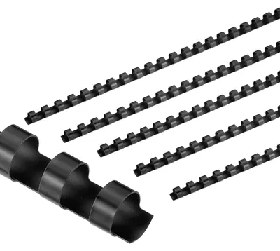 Produktbild von Kunststoff-Bindekämme, 10 mm - 50 Stück, für Büro und Schule
