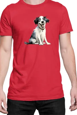 Immagine prodotto di Maglietta da uomo Funny Dogs Breeds Landseer Dog Breed, Man S , Rouge