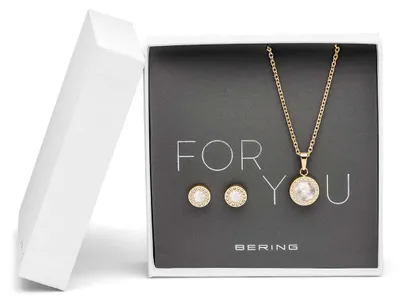Produktbild von Bering Ohrstecker Arctic Symphony Collection Set mit Halskette