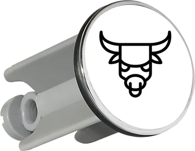 Produktbild von Huuraa Waschbeckenstöpsel Stier Sternzeichen Symbol 4cm höhenverstellbar Abflussstopfen Geschenkidee