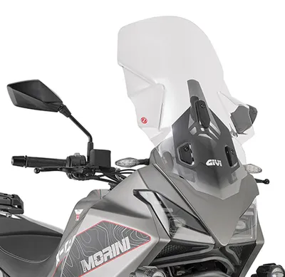 Image de Pare-brise transparent GIVI 62x43 cm interchangeable pour MOTO MORINI X-Cape 649