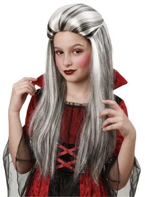 Produktbild von Vampirmädchen Perücke für Kinder