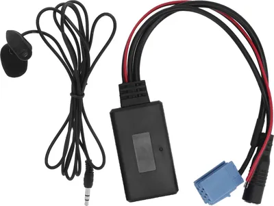 Produktbild von Auto-Stereo-Mikrofon Mini ISO 8Pin mit Kabeladapter Bluetooth 5.0 für Handy Tablet MP3