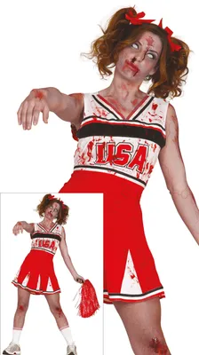 Immagine prodotto di Guirca Costume da cheerleader zombie per donna XL XL