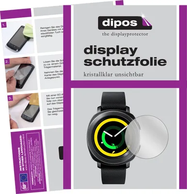 Produktbild von 6x Schutzfolie für Samsung Gear Sport klar Displayschutzfolie Folie Display Schutz dipos