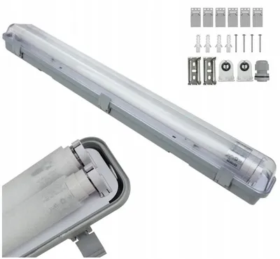 Obrázok produktu pre Ecolight EC61424, stropné svietidlo, trieda ochrany IP65, s 2 LED žiarivkami