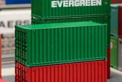Produktbild von Faller 182002 - 1/87 / H0 20' Container, grün - Neu