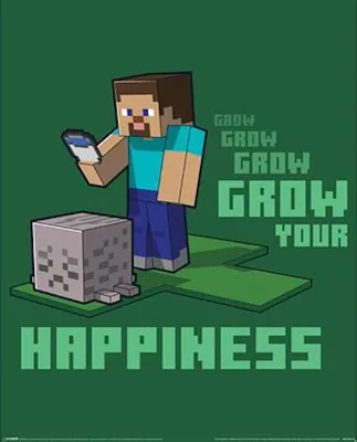Productafbeelding van Minecraft - Creëer je eigen geluk - 40x50 cm - Poster