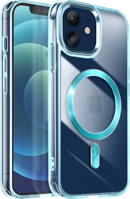 Produktbild von Avizar, MagSafe Hülle für Apple iPhone 12 / 12 Pro Cristal Color, Blau