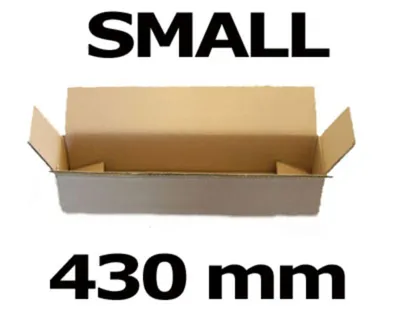 Produktbild von 2x Faltkarton Versandhülsen 430x105x105mm sehr stabil 2-wellig braun
