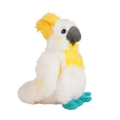 Produktbild von Plüschtier Papagei Kakadu 21cm weiß Kuscheltier Vogel exotisch