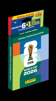 Image de Collection d'autocollants Panini Coupe du monde de la FIFA 2026, version Eco-Blister 1 *Version allemande*