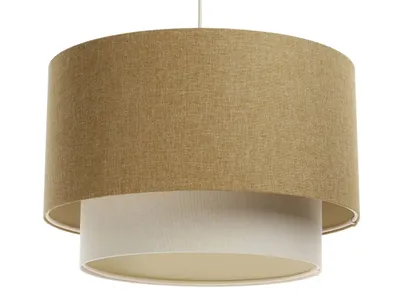 Zdjęcie produktu dla Lampa wisząca ERUTAN DOUBLE 50 żółta/kremowa